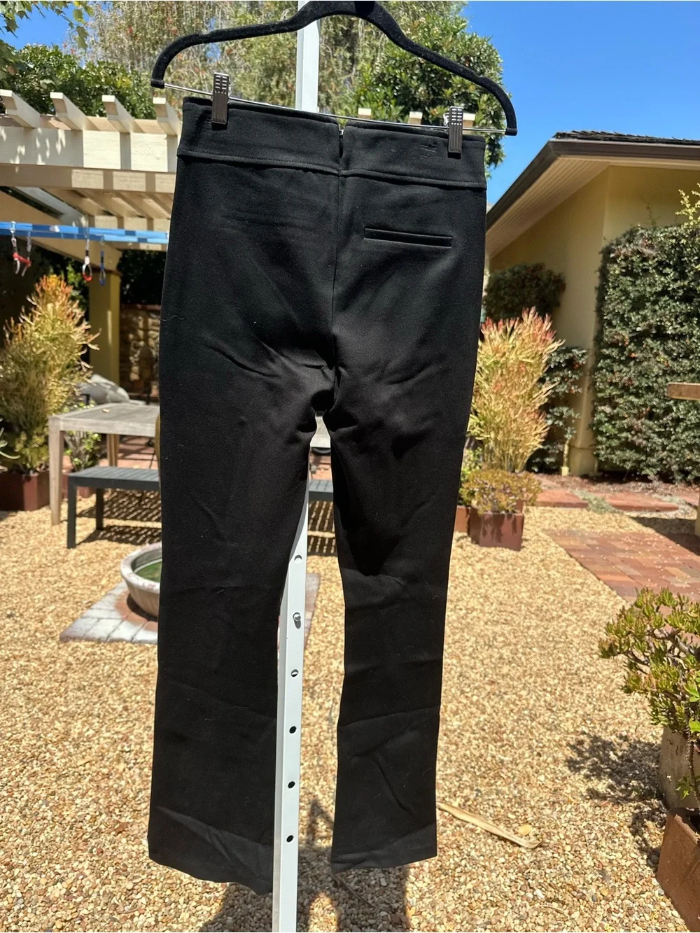 J. Crew Black Ponte Flare Pants